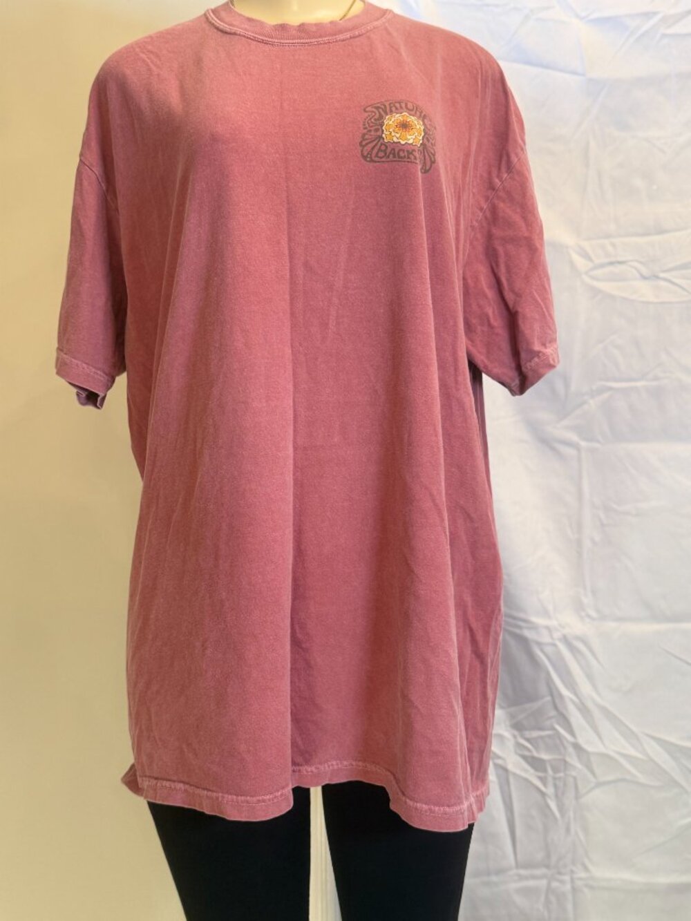 Naturebacks Flower Power Red Tshirt Adult XL - Picture 4 of 5